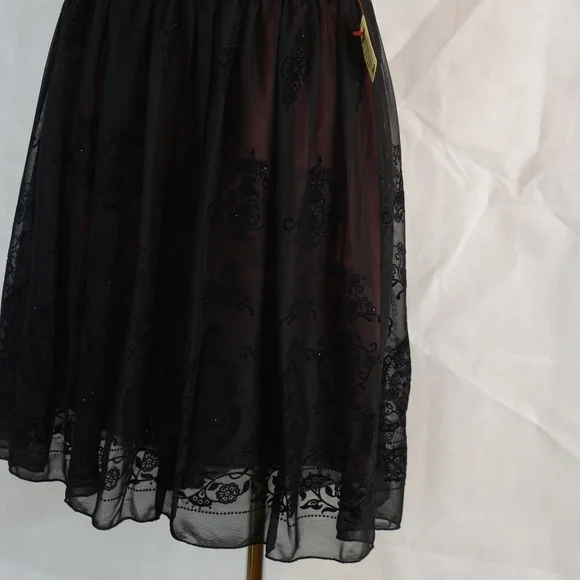 JESSICA Tule/Net/Layered Embossed Skirt SZ 12 NWT #B44 - Picture 6 of 10